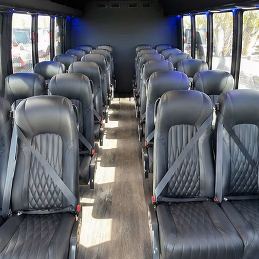 35 passenger minibus interior