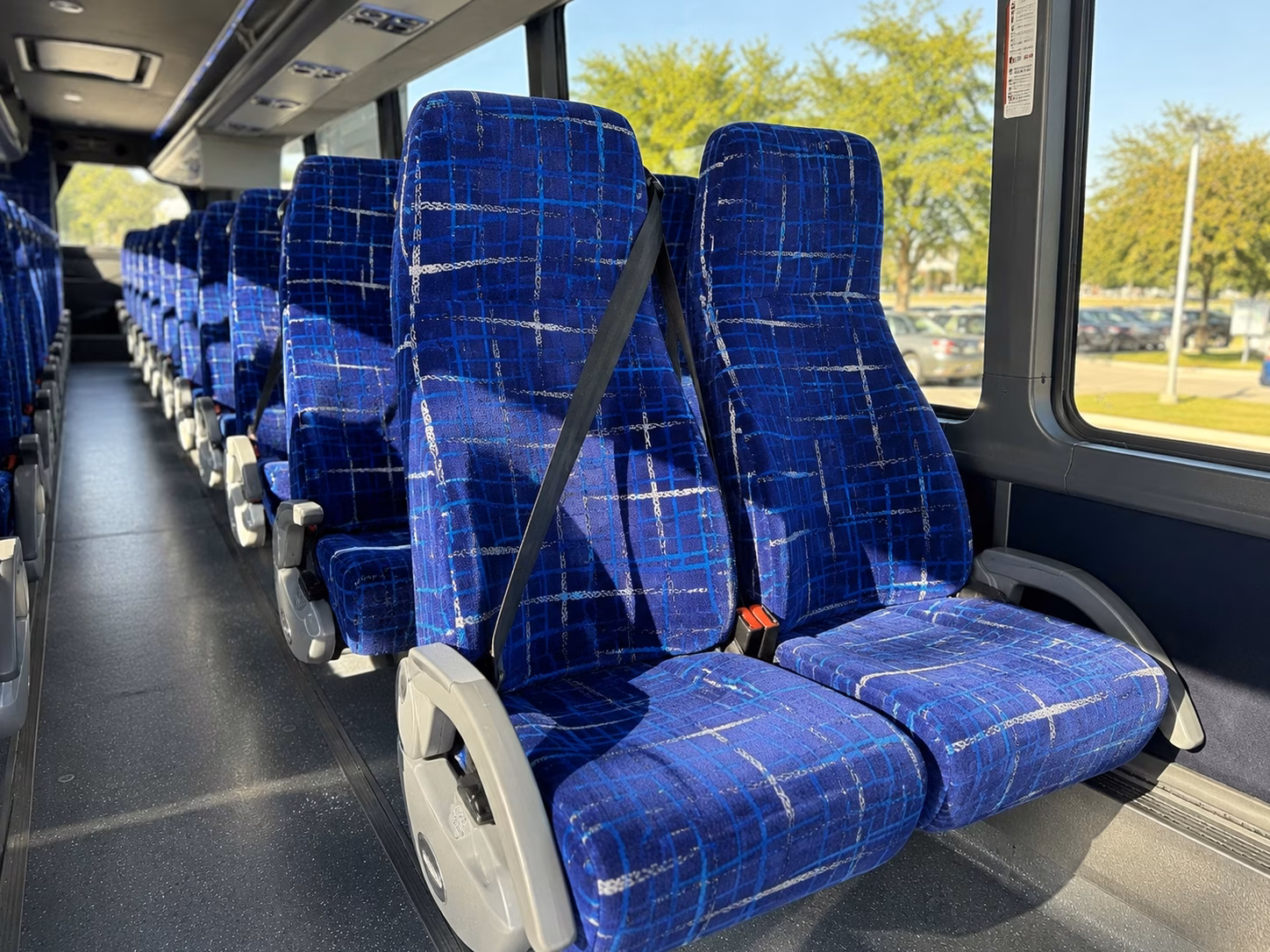 albuquerque charter bus interior