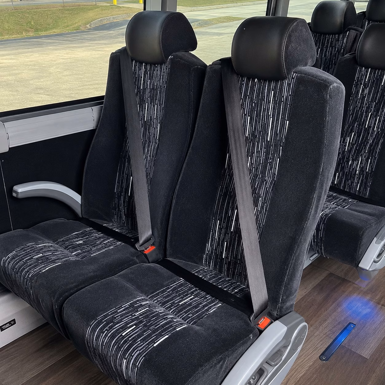albuquerque charter bus rental interior