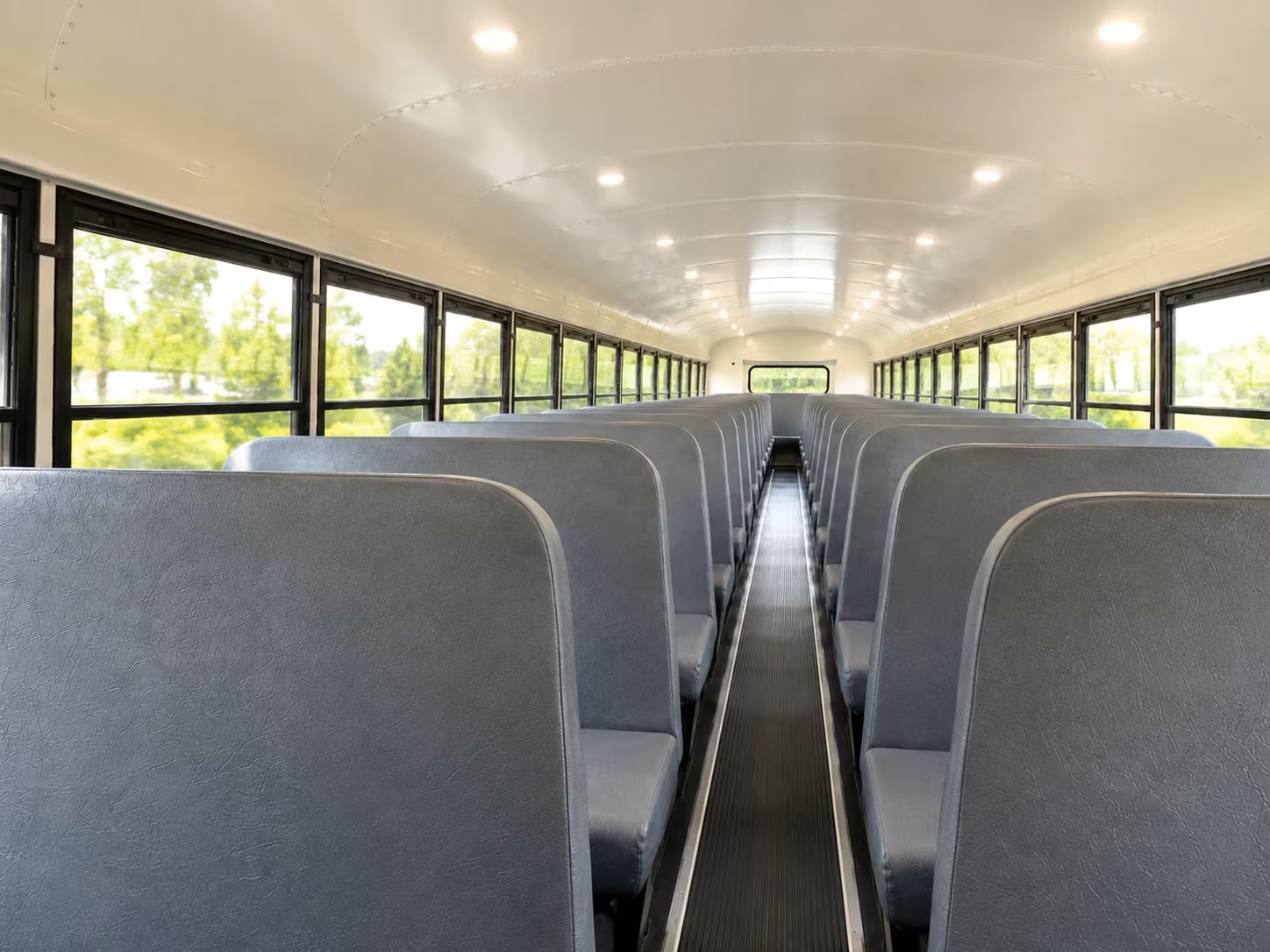 school bus interior