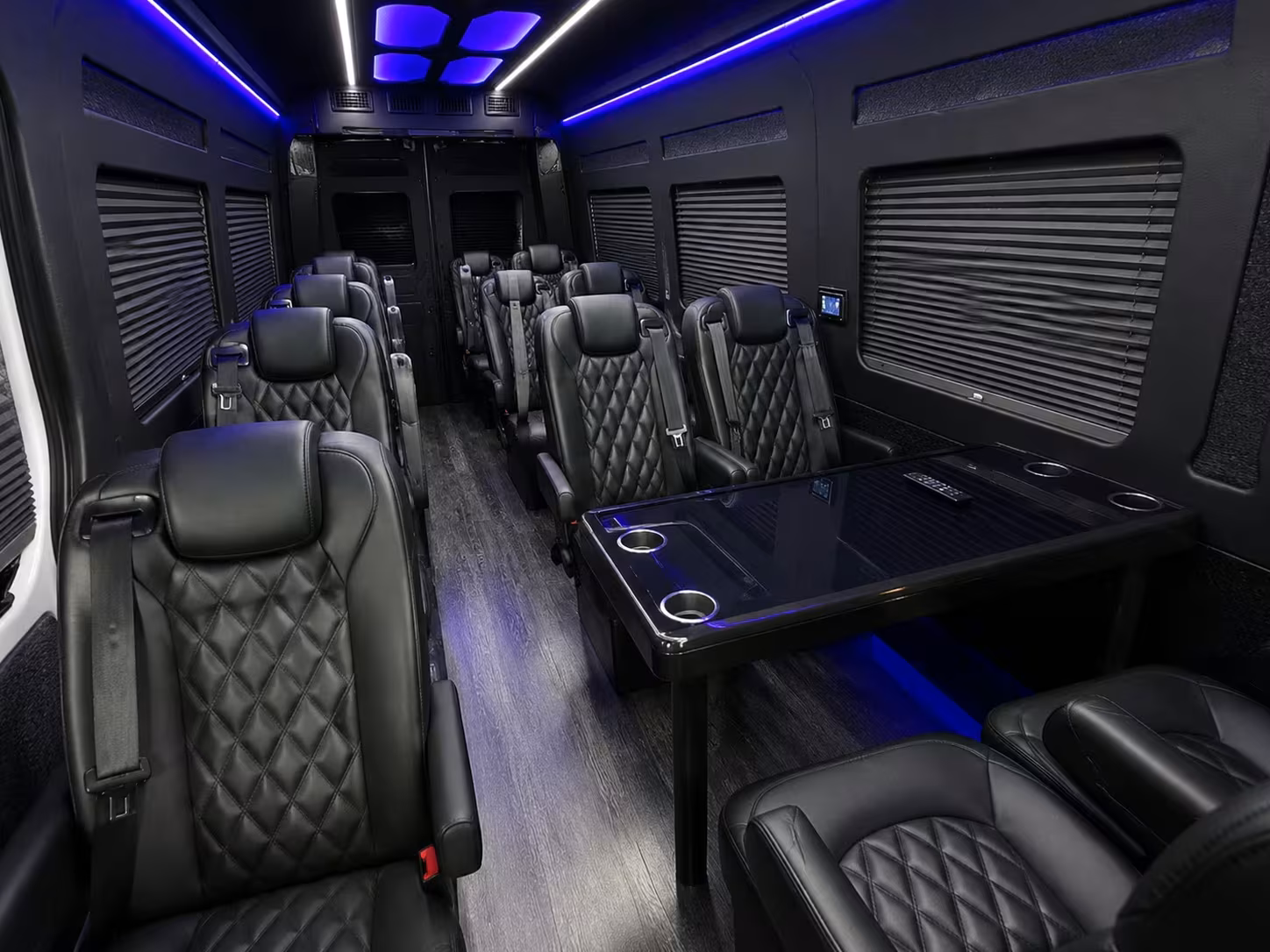 sprinter van with driver interior