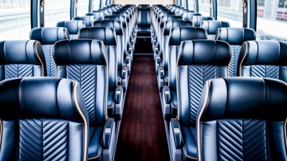 albuquerque 50 passenger charter bus inside