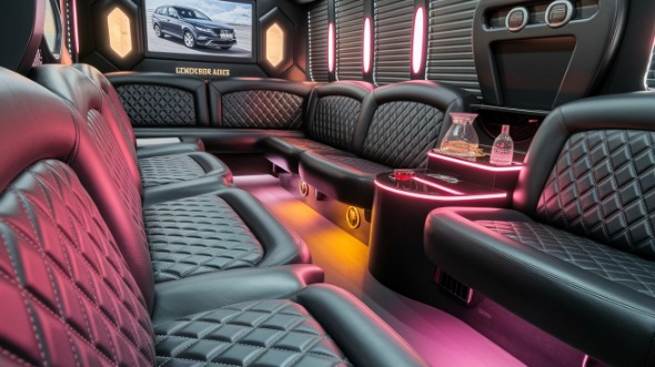 party bus rental interior albuquerque