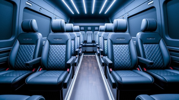 sprinter van with driver interior